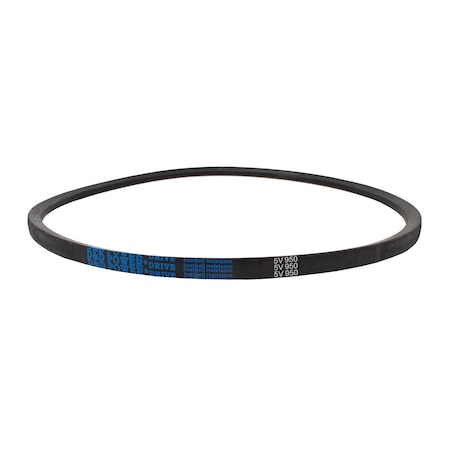 D&D 5V950 Wedge V-Belt, 95 in Outside Length, 5/8 in Top Width, 17/32 in Thickness, 1 Ribs 5V950
